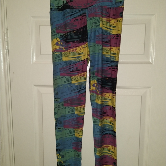 Luluroe Lot of 2 Leggings Women's sz One Size. - Picture 3 of 9